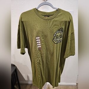 Harley Davidson Men's Short Sleeve T-Shirt Olive Green XL NWT